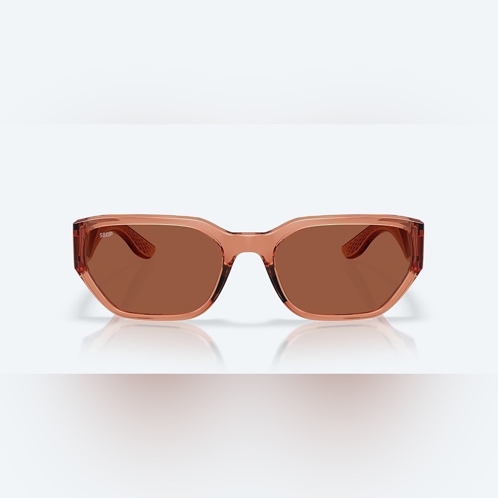 Costa Clemente Sunglasses - Women Translucent Pink Sands - Polarized - Picture 2 of 14